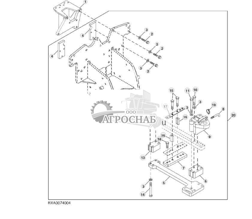 HEAVY DUTY DRAWBAR SUPPORT KIT 